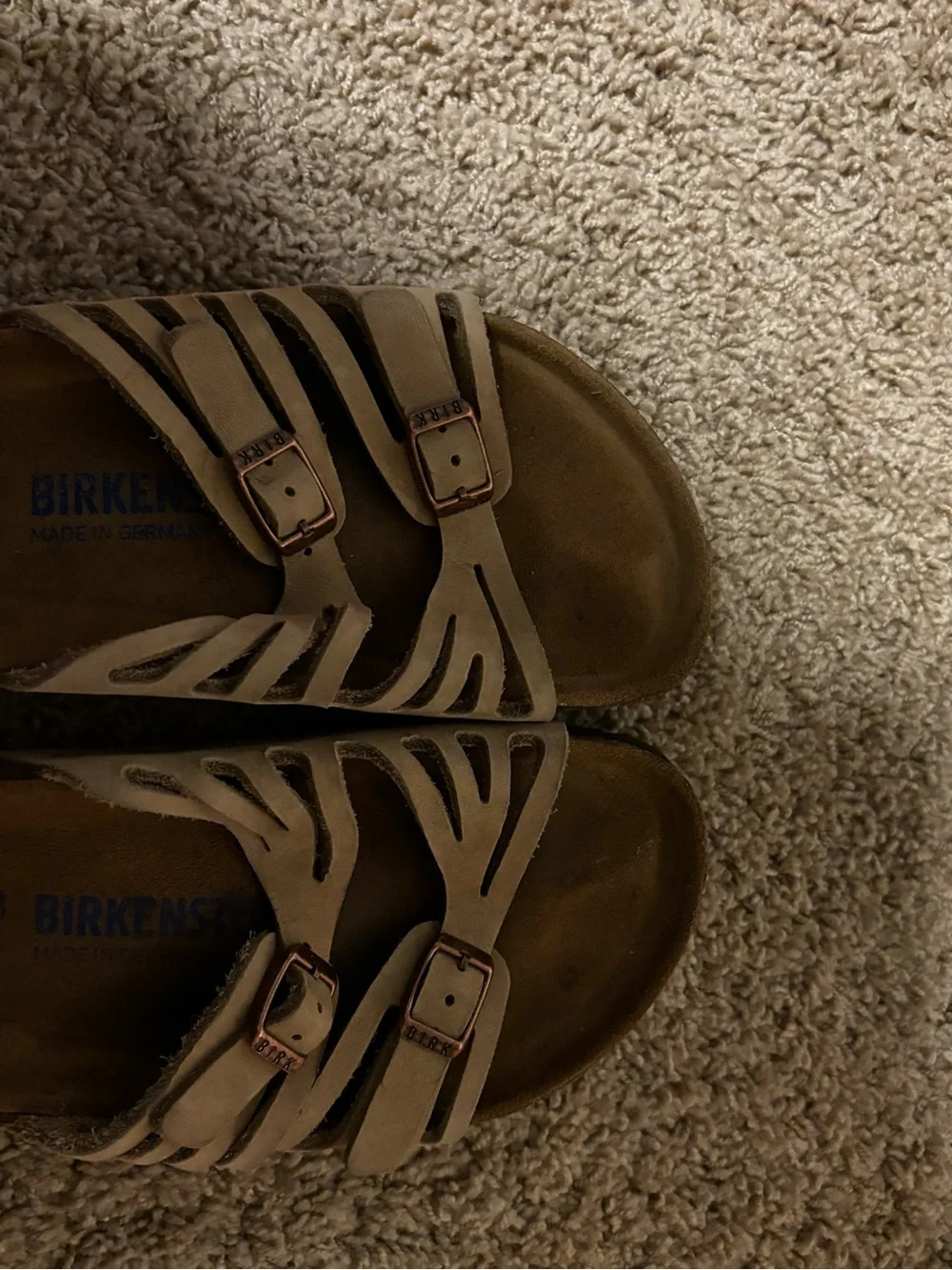 Birkenstocks, size 37